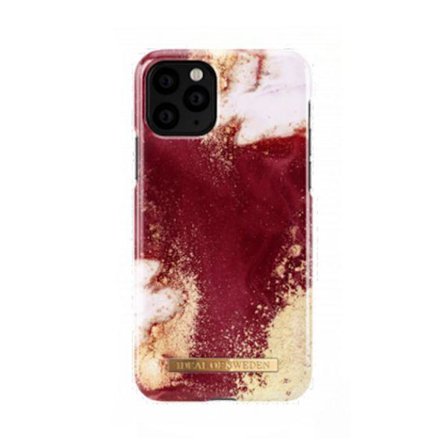 IDEAL OF SWEDEN FASHION CASE IPHONE XS MAX/11 PRO MAX GOLDEN BURGUNDY MARBLE