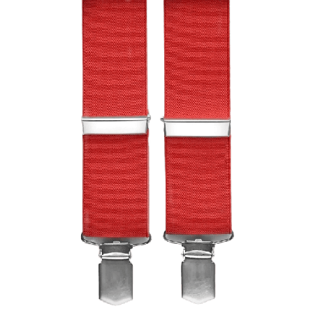 John Henric Suspenders Plain Kostymtillbehör Herr Röd 35