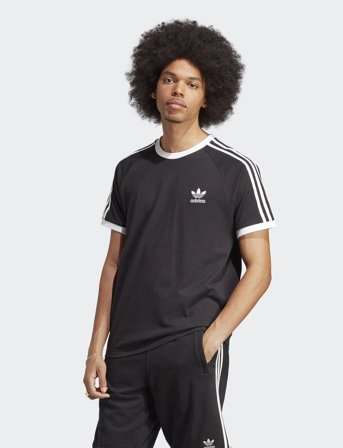 adidas Originals 3-Stripes Tee - Black - XS