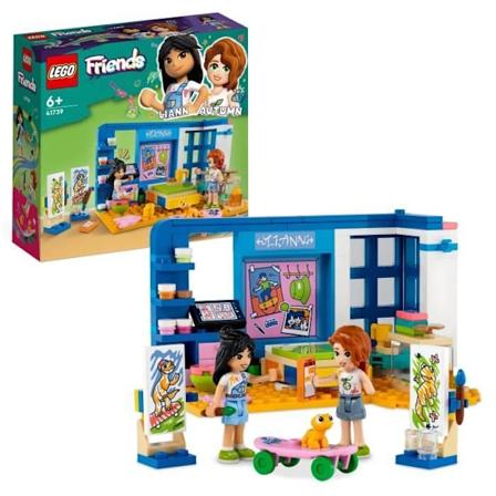 LEGO Friends 41739 Liannin makuuhuone, Mini-nukketalolelu, 6-vuotiaille lapsille Blå
