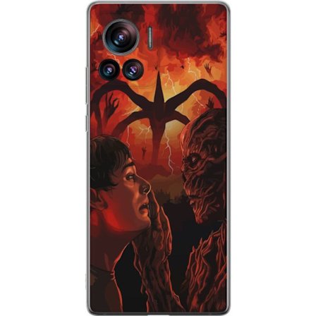 Yhteensopiva Puhelinkuori Motorola Edge 30 Ultra Satumaista moskeijaa pastelliväreillä, roikkuvilla lyhdyillä, tähdillä ja puolikuulla pilvien jo