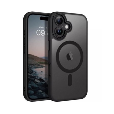 iPhone 17 Cover - Magsafe Frosted Cover – Sort