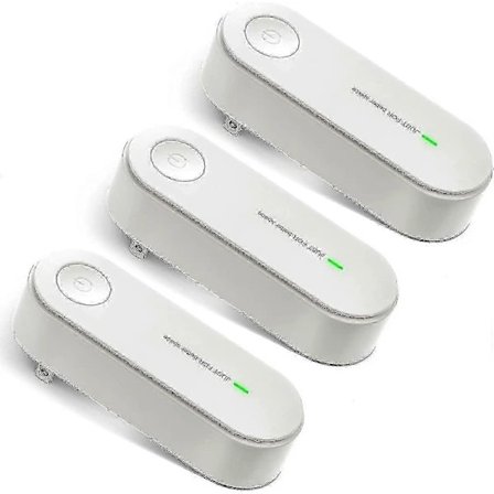 3-pack Plug-In Luftrenare Portabel Negativ Jon Generator Filterlös Luftjonisator Hemluftfilter Tar Bort Lukter & Luftfräschare