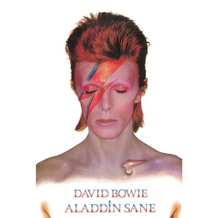 David Bowie Aladdin Sane Poster En Storlek Flerfärgad