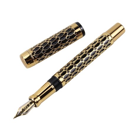 2023 Jinhao 100 Resin Hollow fyldepen Ef/f/m spids skrivepen med konverter Fg