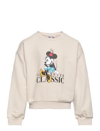 Konmickey Life L/S O-Neck Ub Swt Sweat-shirt Genser Beige Kids Only
