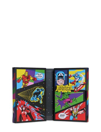 Happy Socks Marvel Avengers 6-Pack Gift Set - Black - 41-46