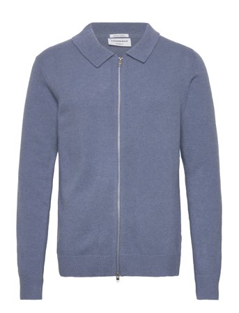 Lindbergh | Lambswool L/S Cardigan With 2-Way Z | L