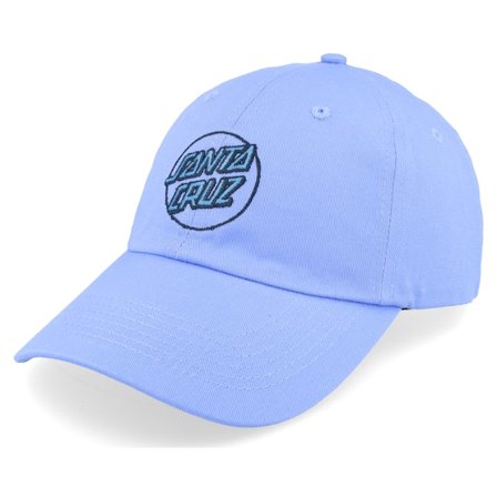 Santa Cruz - Partial Dot Hyacinth Dad Cap Unconstructed Blue Cap - @ Hatstore