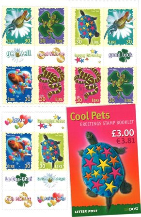 Irland 2001 - Slangens år - Postfrisk frimærkehæfte