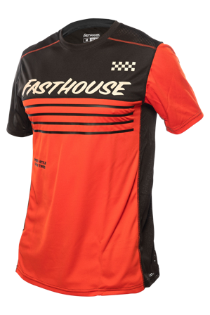 Lyhythihainen MTB-Paita Fasthouse Classic Mercury Musta/Punainen XL