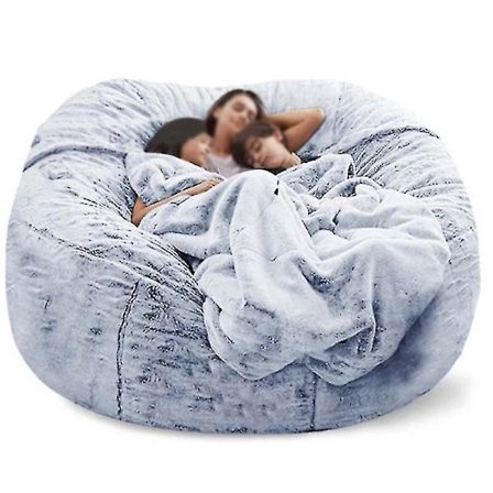 Lazy Sofa Bean Bag Kunstig Pels Bean Bag Bean Sofa