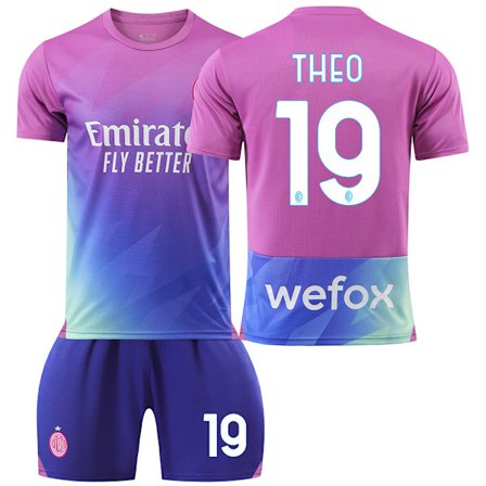 2324 AC 2 bortatröja barn, för vuxen träningströja NO.19 Inga strumpor