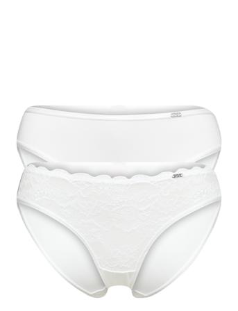 2-Pack Angie Rio Truse Brief Truse Hvit Hunkemöller