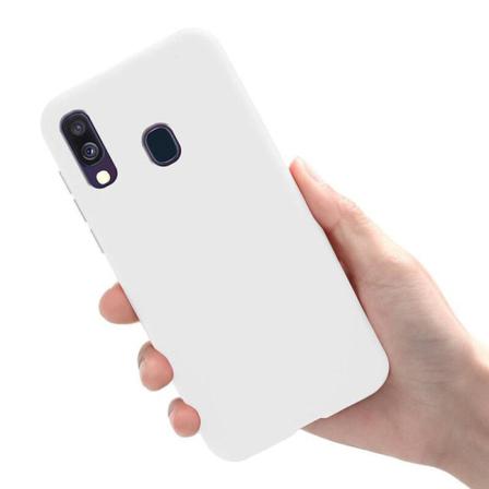Samsung Galaxy A20e - Skal / Mobilskal Lätt & Tunt - Vit Vit