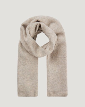 LMTD NLFLODET KNIT SCARF Beżowy Akcesoria Dziewczyna - Kids Brand Store
