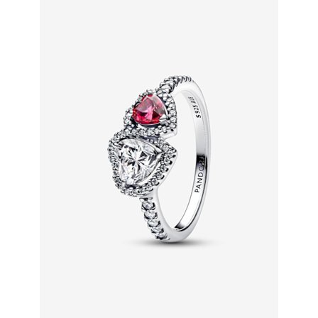 Pandora - Halo Hearts -sormus - Sterlinghopea