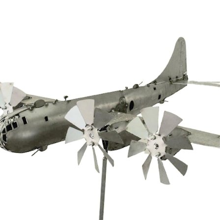 B-29 Super Fortress Aircraft Wind Spinner Metal Windmill Wind Energy For Yard