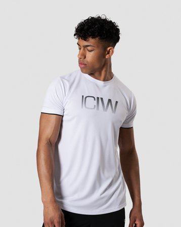 ICANIWILL - Smash Padel Tech T-shirt White/Black Men - Herren - ICIW