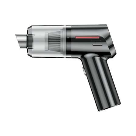 Sladdlös handhållen bilvakuum, 120W kraftfull sugkraft liten bilvakuum, mini dammsugare med USB bärbar dammsugare(svart)