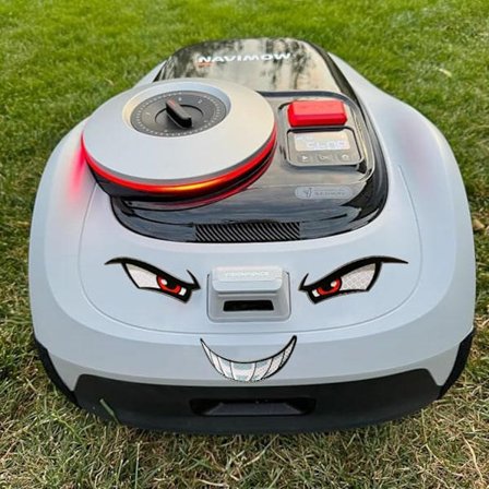 Nya Ruohonleikkurin Silmätarrat - Säänkestävät Tarrat - Yhteensopivat Gardena, Navimow, Luba 2, Worx Robottiruohonleikkureiden Kanssa