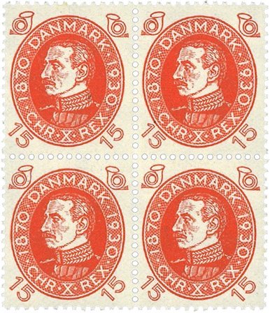 Danmark 1930 - AFA 190 - 4-blok - Postfrisk