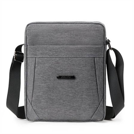 Håndveske for menn, skulderveske, GRÅ