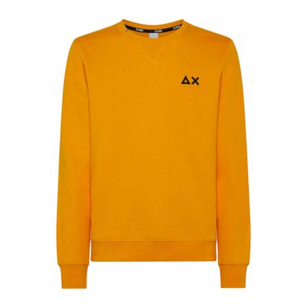 Sun68, Round-neck Knitwear Żółty, Mężczyzna, Rozmiar: L