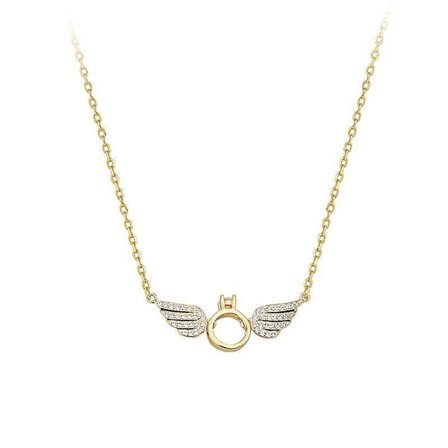 Halsband Ängelving Halsband, Ängel Diamant Hänge Halsband Halsband För Kvinnor