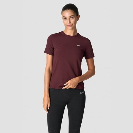 ICANIWILL Training T-Shirt High Neck Wmn, Burgundy