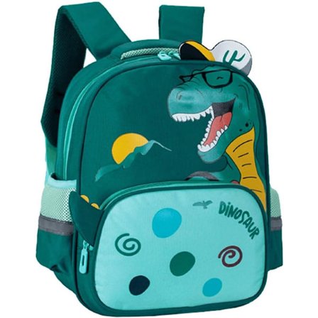 Rygsæk til småbørn, tegneserie dinosaur letvægts skoletaske til børn drenge piger