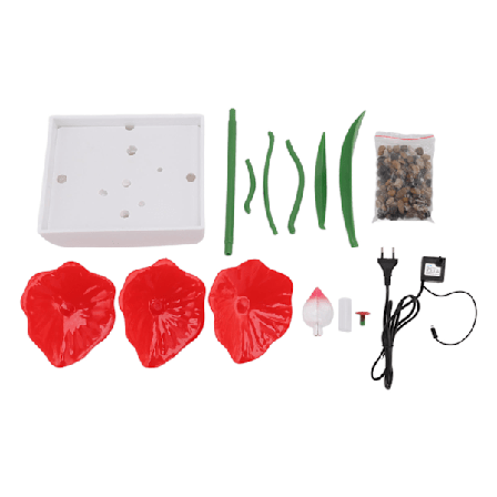 Pöytäsuihkulähde sisätiloihin, pieni DIY-pöytäsuihkulähde, jossa kiertävä vesiputous, toimistoon, olohuoneeseen, EU-pistoke 220-240V