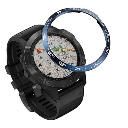 Erstatningshus i rustfritt stål (Type B) for Garmin Fenix 6/6 Pro/6 Sapphire Multicolor Style C Garmin Fenix 6