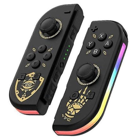 2 STK Joypad-kontroller (V/H) for Switch, trådløs Joypad-erstatning for Switch-kontroller Dual Vibr