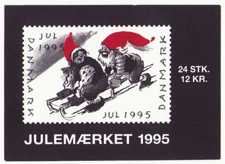 Danmark - Julemærkehæfte 1995 - 2.-sortering