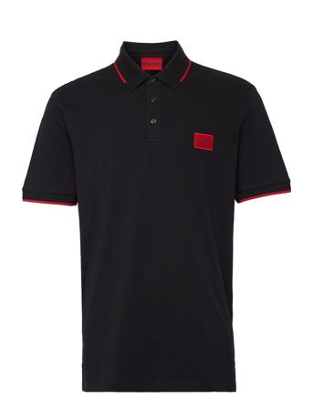 Deresino Polos Short-sleeved Musta HUGO