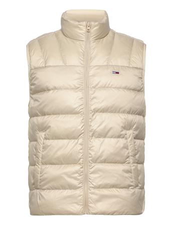 Tjm Essential Light Down Vest Vest Creme Tommy Jeans