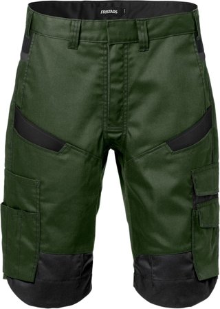 Fristads Herr Shorts 2562 STFP, Militärgrön/Svart