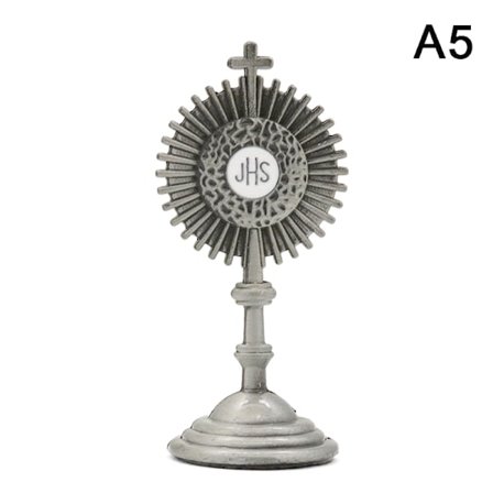 Katolsk kristen nattvardsstaty Guld Jesus Hominum Salvator