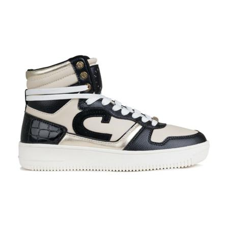 Cruyff Campo High Lux Beige / Zwart-36 , Beige , Dames , Maat: 38 EU Sneakers