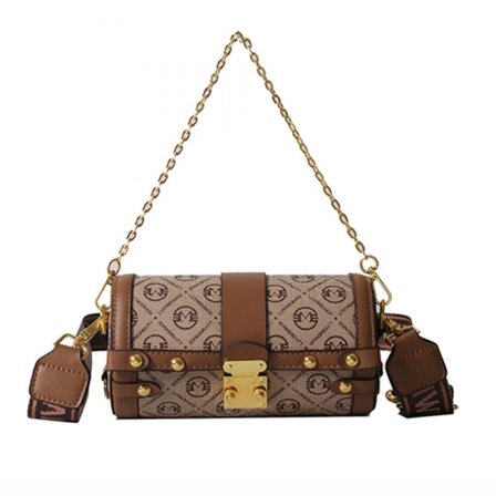 Premium retrohenkinen sylinterilaukku naisten muotilaukku satoja olkalaukkuja crossbody-laukku ketju kainalolaukku