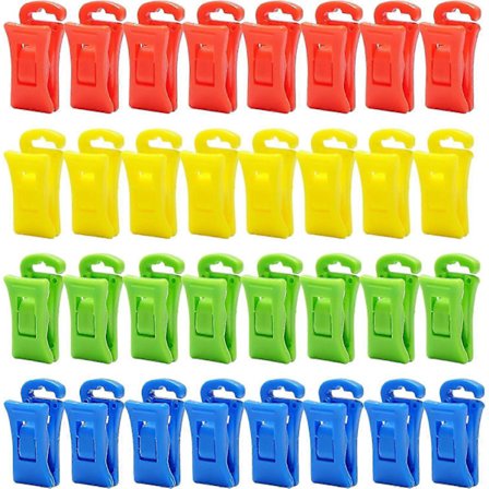 40 Sokkeklemmer til Vaskemaskine og Tørretumbler Sokkeholder Vaskemaskine med Kroge Strømper med Sokkeklemme Direkte i Skuffen Uden at Folde Strømper