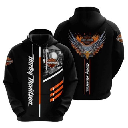 Harley-Davidson Herre Hoodie C C XL