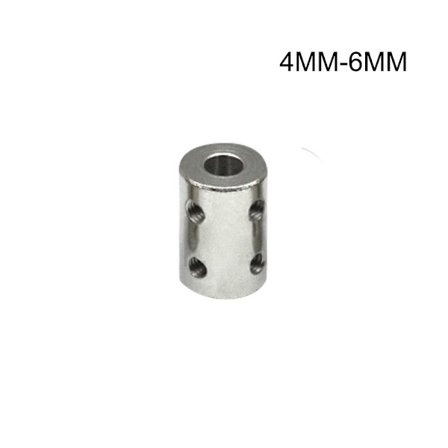 Stiv akselkobling i stål 4MM-6MM