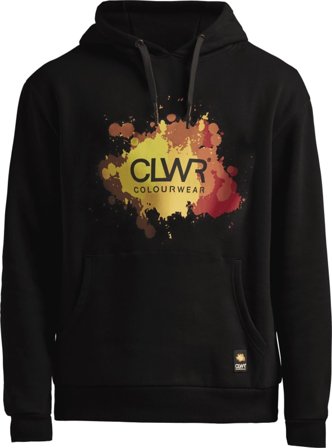 ColourWear Men's Splash Hoodie Men long-sleeved sweaters Black XL