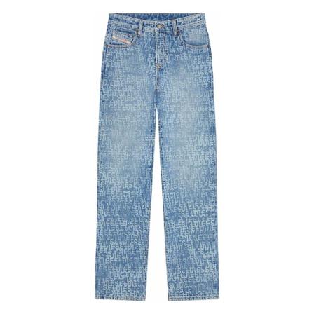 Diesel Wide Jeans Blå, Dame, Størrelse: W28