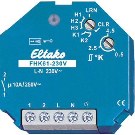 Eltako FHK61-230V Lämpötilarele, Valaistus