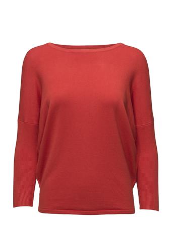 A2561, Milasz R-Neck Pullover Pullover Rød Saint Tropez