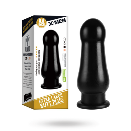 X-Men Rounded XL Butt Plug 22.5 cm - Vuxen.se - Stor butt plugg, stor dildo