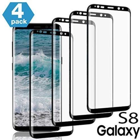 4 st Heltäckande skärmskydd till din samsung s8